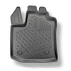 Completo di tappetini e tappetino per bagagliaio TPE PREMIUM per: Dacia Lodgy 07.2012-10.2022 (Van) - 5 posti; senza terza fila