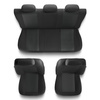 Coprisedili compatibili con Alfa Romeo 145 (1994-2000) - fodere sedili universali - set coprisedili auto - MD-6