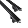Barre portatutto in alluminio compatibili con Lancia Musa Monovolume (2008-2012) - corrimano - portapacchi auto colore nero - portabagagli barre da tetto