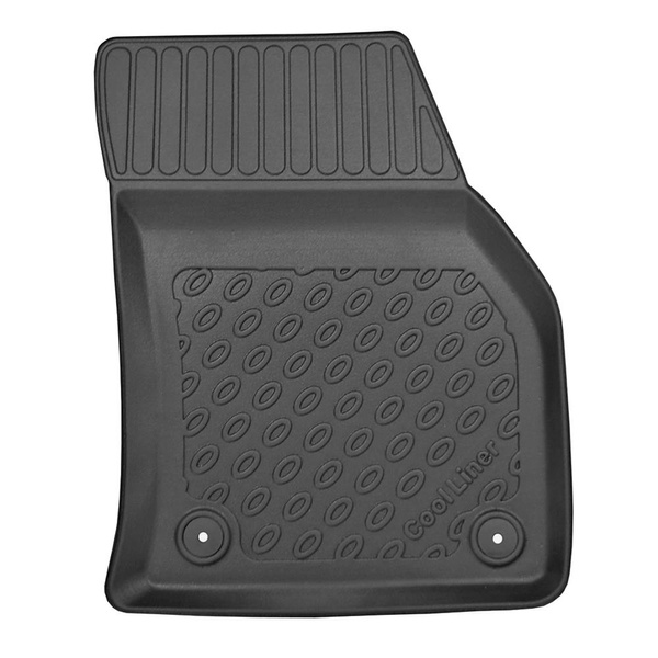 Completo di tappetini e tappetino per bagagliaio TPE per: Cupra Ateca 11.2018-.... (SUV) - pavimento del bagagliaio mobile in posizione superiore oppure a quattro ruote motrici