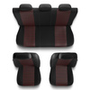 Coprisedili compatibili con Alfa Romeo 147 (2000-2010) - fodere sedili universali - set coprisedili auto - PF-RD