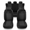 Coprisedili compatibili con Alfa Romeo 156 I, II (1997-2007) - fodere sedili universali - set coprisedili auto - S-G1