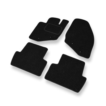 Tappetini in feltro compatibili con Volvo S80 I (1998-2006) - tappeti auto nero