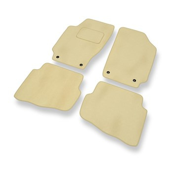 Premium tappetini auto in velluto compatibili con Skoda Fabia I (1999-2007) - tappeti auto beige