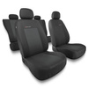 Coprisedili compatibili con Seat Ibiza I, II, III, IV, V (1984-2019) - fodere sedili universali - set coprisedili auto - UNE-3