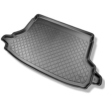 Vasca baule compatibile con Subaru Forester V SK e-Boxer SUV (06.2019-2024) - con / senza subwoofer; è possibile tagliare via l'ala destra - tappetino per bagagliaio - tappeto bagagliaio per auto
