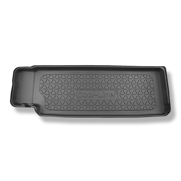 Vasca baule compatibile con Tesla Model X SUV (01.2021-....) - 6/7 posti; dietro la 3a fila di sedili - tappetino per bagagliaio - tappeto bagagliaio per auto