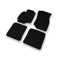 Premium tappetini auto in velluto compatibili con Mitsubishi Lancer VII (2003-2008) - tappeti auto nero