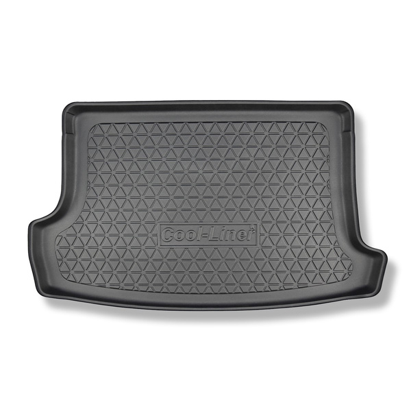 Vasca baule compatibile con Volkswagen T-Roc SUV (12.2017-....) - portabagagli superiore; piano di carico regolabile nella posizione più alta - tappetino per bagagliaio - tappeto bagagliaio per auto