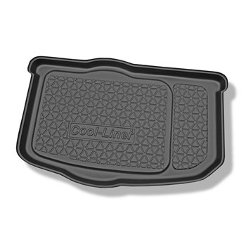 Vasca baule compatibile con Kia Soul I SUV (01.2009-02.2014) - portabagagli inferiore - tappetino per bagagliaio - tappeto bagagliaio per auto