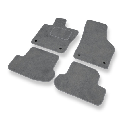 Premium tappetini auto in velluto compatibili con Volkswagen Beetle III (2011-2019) - tappeti auto grigio