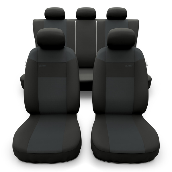 Coprisedili compatibili con Alfa Romeo 166 I, II, III (1998-2007) - fodere sedili universali - set coprisedili auto - RSL-G1