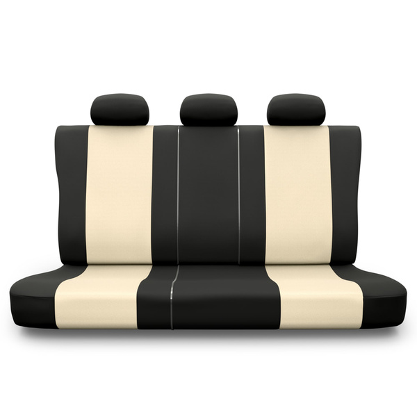 Coprisedili compatibili con Alfa Romeo 147 (2000-2010) - fodere sedili universali - set coprisedili auto - RSL-BE