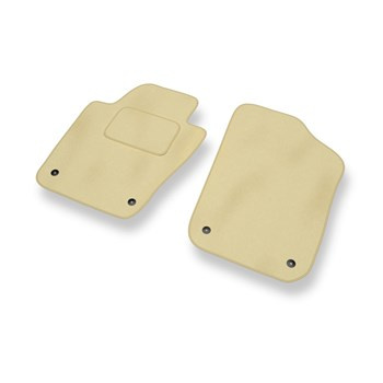 Premium tappetini auto in velluto compatibili con SEAT Ibiza IV (2008-2017) - tappeti auto beige