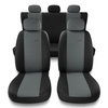 Coprisedili compatibili con Fiat Panda II, III (2003-....) - fodere sedili universali - set coprisedili auto - X.R-G2