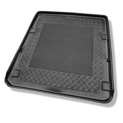 Vasca baule compatibile con Mercedes-Benz Classe E W211 Station Wagon (2003-10.2009) - con navigatore e telefono (senza vani) - tappetino per bagagliaio - tappeto bagagliaio per auto