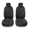 Coprisedili anteriori compatibili con Suzuki SX4 I, II (2006-2019) - fodere sedili universali - set coprisedili auto - 2UNE-GR