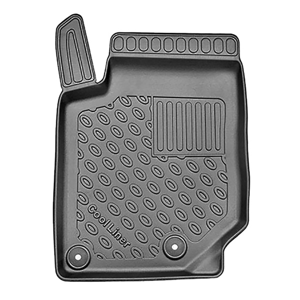 Tappetini Auto in TPE compatibili con Peugeot 2008 II SUV (01.2020-....) - non per la versione elettrica e ibrida - tappeti auto neri