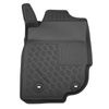 Tappetini Auto in TPE compatibili con Toyota Hilux VII Pick-Up (2006-08.2016) - cabina doppia - tappeti auto neri