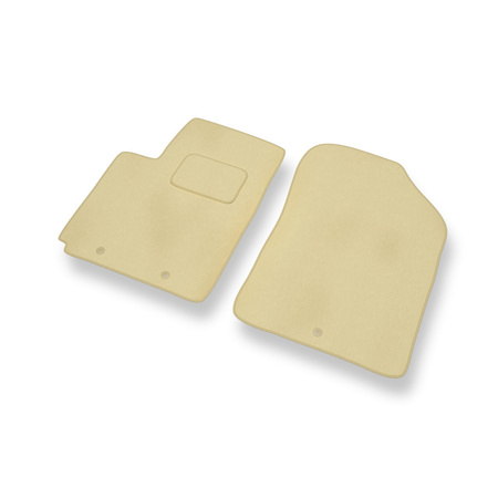 Premium tappetini auto in velluto compatibili con Kia Picanto II (2011-2016) - tappeti auto beige
