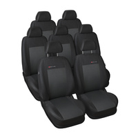 Coprisedili su misura compatibili con Opel Zafira B Monovolume (2005-2011) per tre file di sedili - fodere sedili - set coprisedili auto - E3