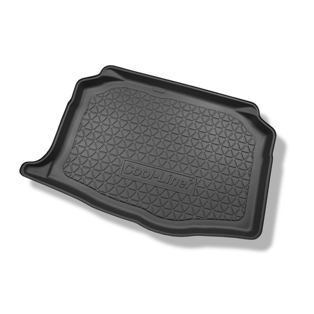 Vasca baule compatibile con Seat Ibiza V 6F Hatchback (06.2017-....) - vano inferiore; modelli senza piano di carico regolabile - tappetino per bagagliaio - tappeto bagagliaio per auto