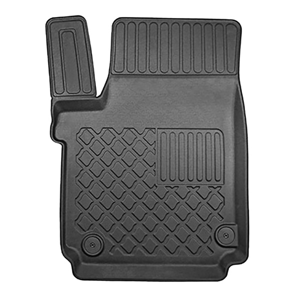 Tappetini Auto in TPE compatibili con Volkswagen Amarok I Pick-Up (08.2010-05.2020) - cabina doppia - tappeti auto neri