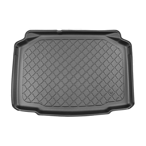 Vasca baule compatibile con Skoda Kamiq SUV (09.2019-....) - vano inferiore (senza piano di carico multifunzionale) - tappetino per bagagliaio - tappeto bagagliaio per auto