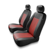 Coprisedili anteriori compatibili con Mazda CX-3 (2015-2019) - fodere sedili universali - set coprisedili auto - 2CM-RD