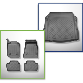 Completo di tappetini e tappetino per bagagliaio TPE per: BMW 2 G42, G87 01.2022