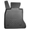 Completo di tappetini e tappetino per bagagliaio TPE per: BMW 5 F10 2013-01.2017 (Berlina) - senza X-drive; distanza guide sedili anteriori (parte posteriore) 365 mm
