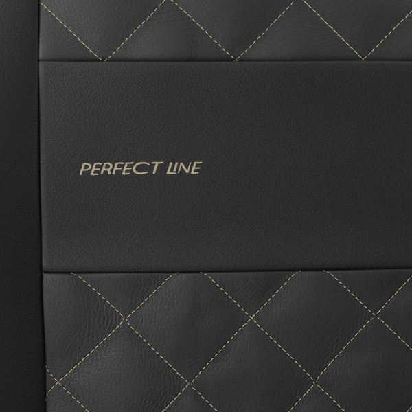 Coprisedili anteriori compatibili con Alfa Romeo Superb (2000-2010) - fodere sedili universali - set coprisedili auto - PRP-BE