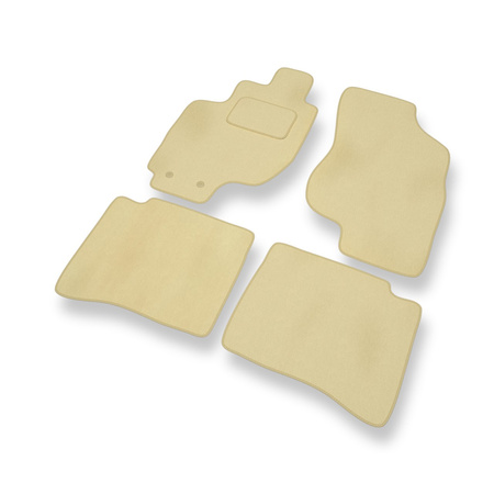 Premium tappetini auto in velluto compatibili con Hyundai Elantra III (2000-2006) - tappeti auto beige