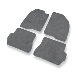 Premium tappetini auto in velluto compatibili con Ford Fusion I (2002-2005) - tappeti auto grigio