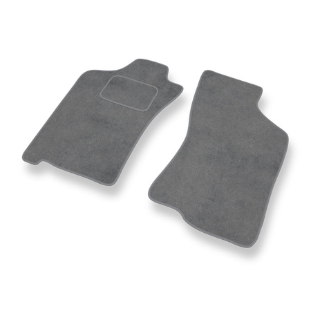 Premium tappetini auto in velluto compatibili con Fiat Albea (2002-2010) - tappeti auto grigio