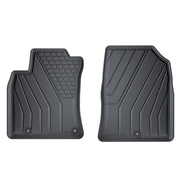 Tappetini Auto in TPE compatibili con Kia Ceed Hatchback, Station Wagon (2018-....) - tappeti auto neri