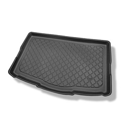 Vasca baule compatibile con Nissan Qashqai II J11 Crossover (02.2014-05.2021) - vano inferiore: con kit di riparazione (Acenta & Tekna) & tutti i modelli (Visia); con la ruota di scorta; senza pavimento doppio del portabagagli - tappetino per bagagliaio -