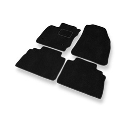 Premium tappetini auto in velluto compatibili con Ford Transit Courier (5-persona) (2014-2023) - tappeti auto nero