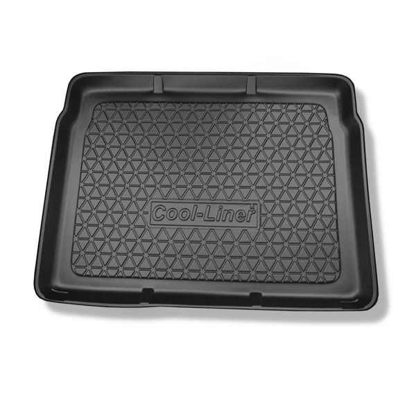 Vasca baule compatibile con Opel Astra J GTC Coupé (10.2011-04.2018) - portabagagli inferiore - tappetino per bagagliaio - tappeto bagagliaio per auto