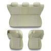 Coprisedili compatibili con Ford Ka I, II, III (1996-2016) - fodere sedili universali - set coprisedili auto - MD-8
