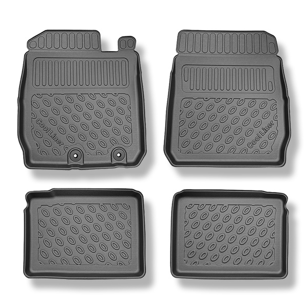 Tappetini Auto in TPE compatibili con Dacia Spring Crossover (2024-....) - tappeti auto neri