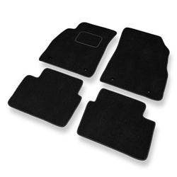 Premium tappetini auto in velluto compatibili con Opel Insignia I (2008-2017) - tappeti auto nero