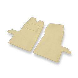 Premium tappetini auto in velluto compatibili con Ford Transit VI (2000-2006) - tappeti auto beige