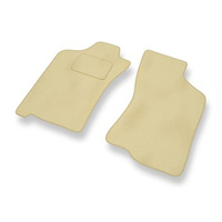Premium tappetini auto in velluto compatibili con Fiat Albea (2002-2010) - tappeti auto beige