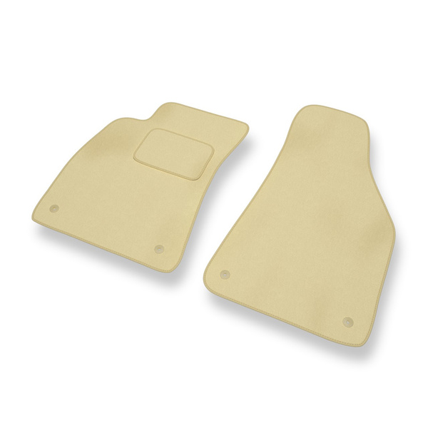 Premium tappetini auto in velluto compatibili con Audi A4 II B6 Avant, Cabriolet, Sedan (2000-2005) - tappeti auto beige