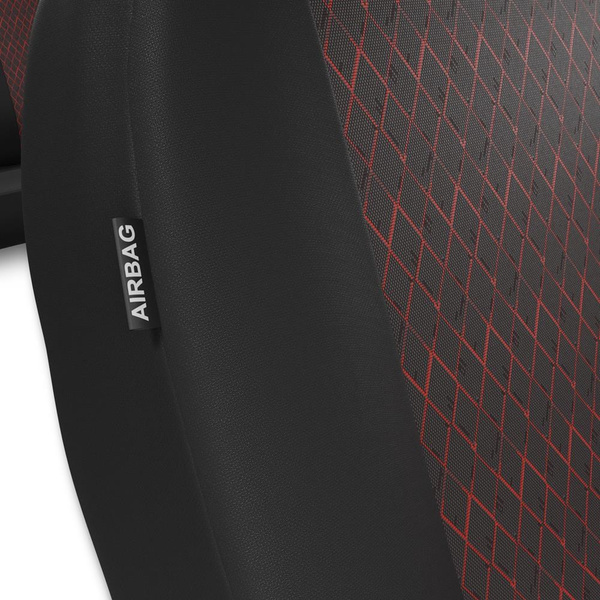 Coprisedili compatibili con Citroen Nemo (2008-2019) - fodere sedili universali - set coprisedili auto - PF-RD