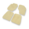 Premium tappetini auto in velluto compatibili con Toyota RAV4 I SUV (1994-2000) - tappeti auto beige