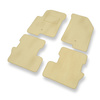 Premium tappetini auto in velluto compatibili con Dodge Caliber (2007-2011) - tappeti auto beige