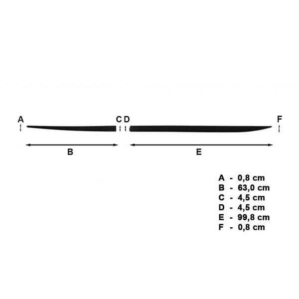 Protezioni nere laterali per auto Suzuki Vitara SUV (2015-....) - (lunghezza protezioni: 998mm; 630mm)