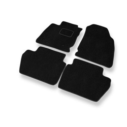 Premium tappetini auto in velluto compatibili con Ford EcoSport II (2018-2022) - tappeti auto nero